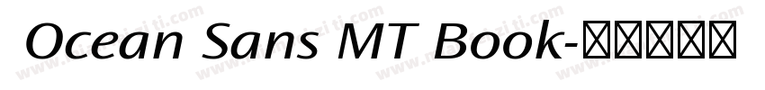  Ocean Sans MT Book字体转换